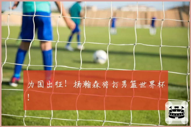 为国出征！杨瀚森将打男篮世界杯！